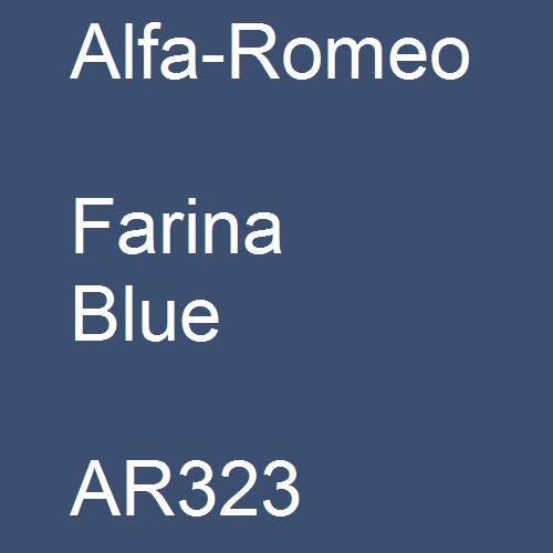 Alfa-Romeo, Farina Blue, AR323.